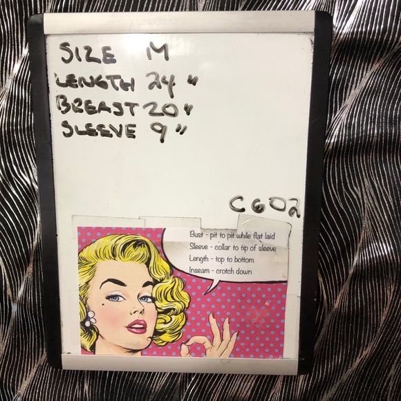 Vintage Jeri Marque Womens Silver Foil Top M - Picture 5 of 5